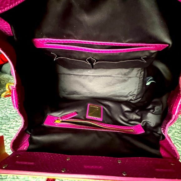 Brian Atwood Bags | Brian Atwood Genuine Snakeskin Bag Color: Magenta - Picture 14 of 15